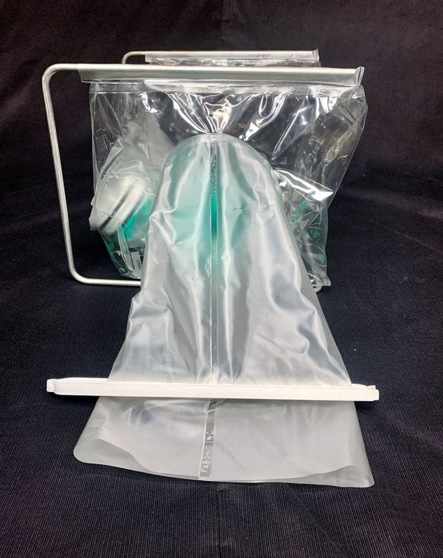 Wire Frame Glovebag / Clamped Pass-thru Containment